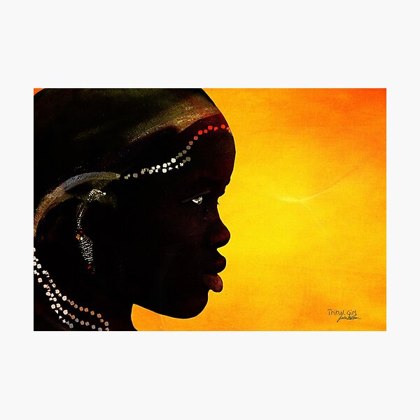 Tribal Girl Photographic Print