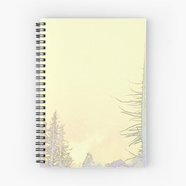 Item preview, Wintry forest in pale yellow designed and sold by Boho Contessa.