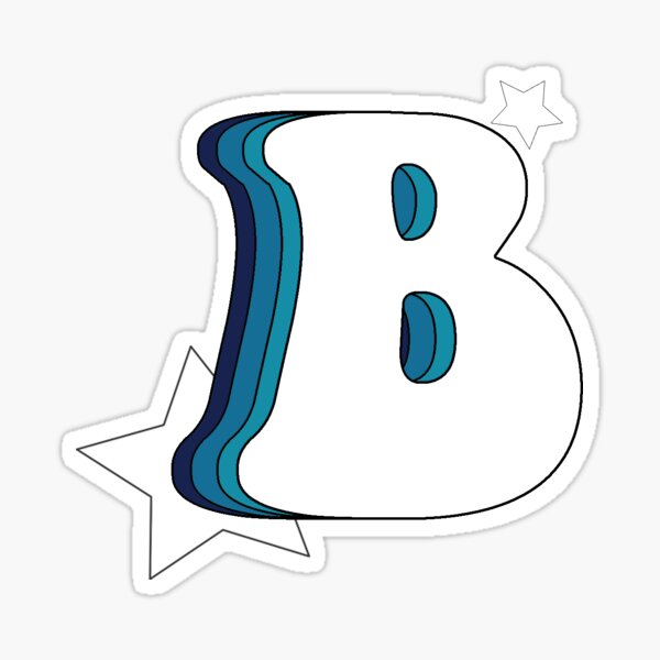 Artikel-Vorschau von Retro B (Blau), designt und verkauft von kapatton99.