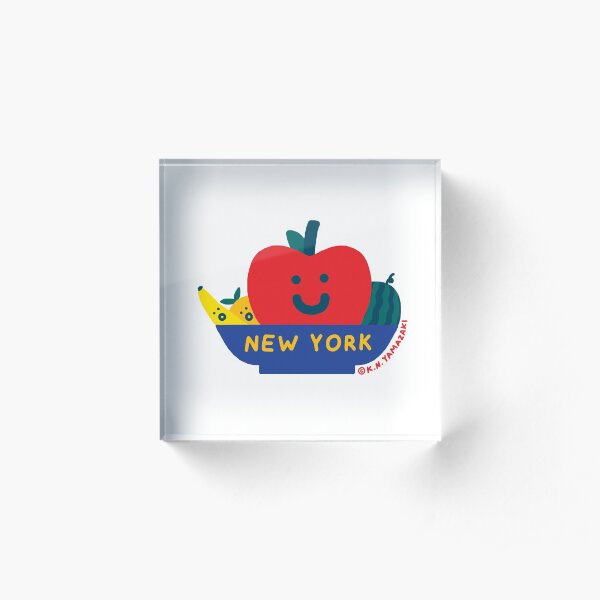 Giant Apple Acrylic Block
