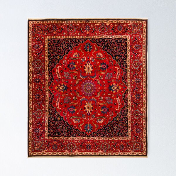 Item preview, Red Persian Rug designed and sold by SusanEileenEvans.