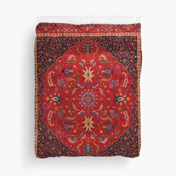 Antique Persian Rug Duvet Cover