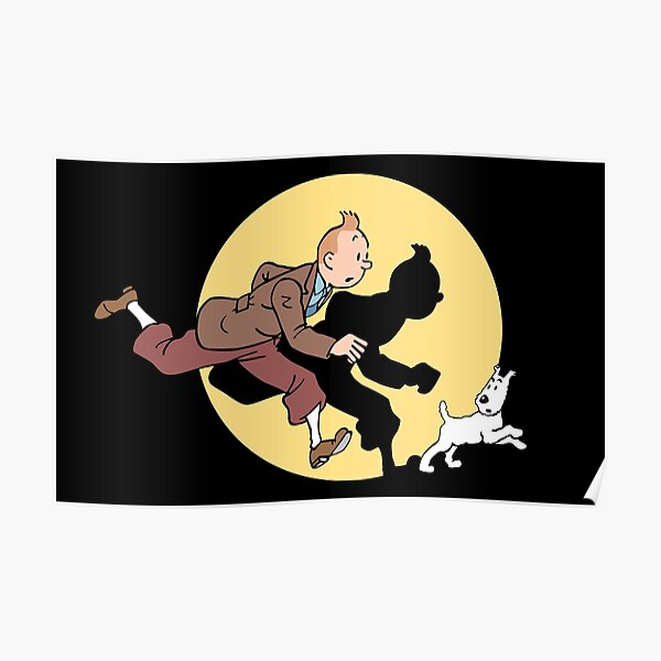Tintin and Snowy Poster