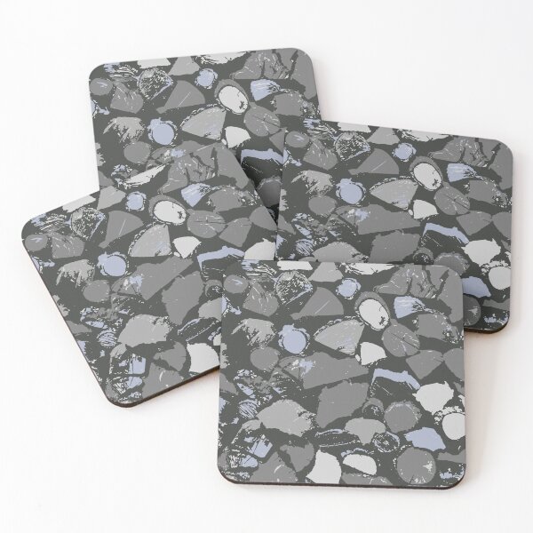 Item preview, Gray Camouflage Digital Wood Pattern in Gray Shades and Black designed and sold by ShopieHome.