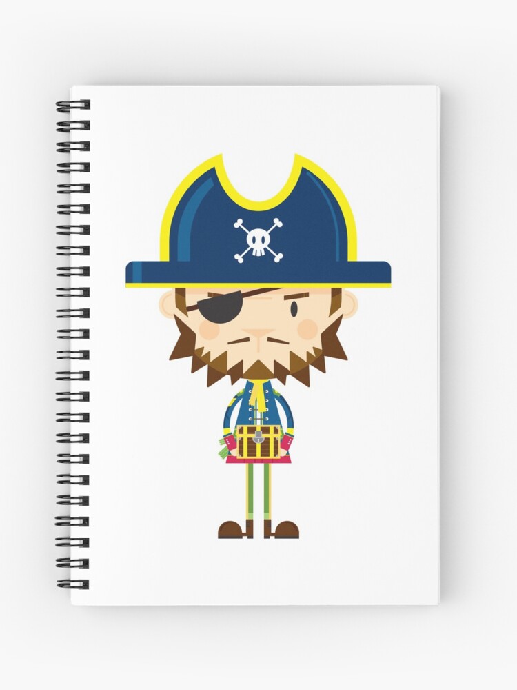 Cuaderno de espiral «Ojo de dibujos animados Capitán pirata con cofre del tesoro» de MurphyCreative | Redbubble Cuaderno de espiral «Ojo de dibujos animados Capitán pirata con cofre del tesoro» de MurphyCreative | Redbubble