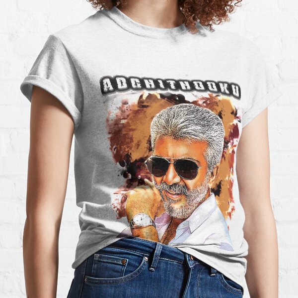 thala ajith printed t shirt