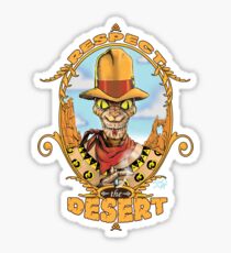 Respect The Desert Sticker