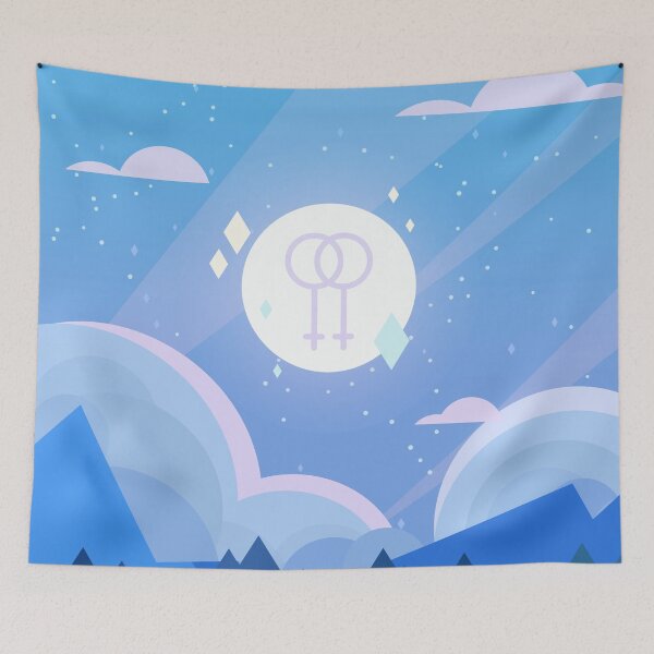 Item preview, Sapphic Landscape: Midnight  designed and sold by beckyblah.