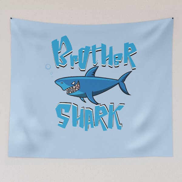 Item preview, Brother Shark Art | Cool I Heart Monster Fish Art Gift designed and sold by melsens.
