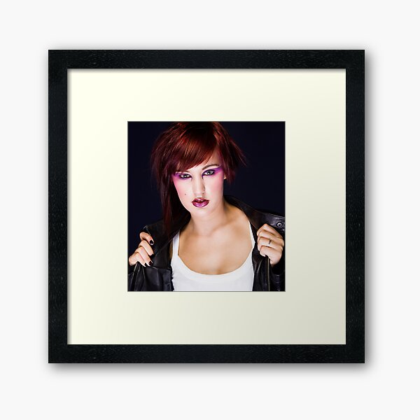 The Look Framed Art Print
