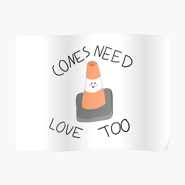 Traffic Cone Posters Redbubble - traffic cone roblox