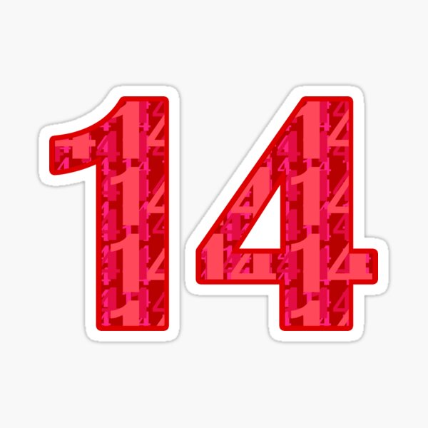 Item preview, Pink Number #14 Art, Girls 14th BDay Party 14 Years Old designed and sold by melsens.