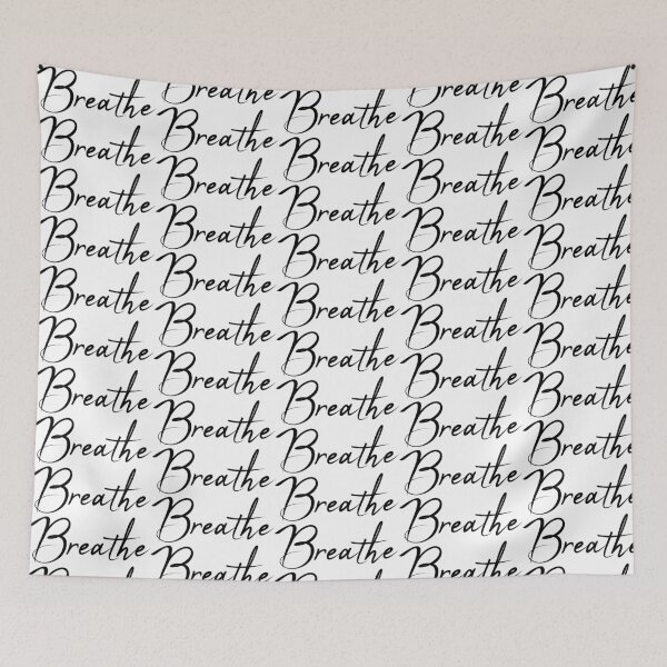 Item preview, Breathe text yoga design designed and sold by KleinJenny.