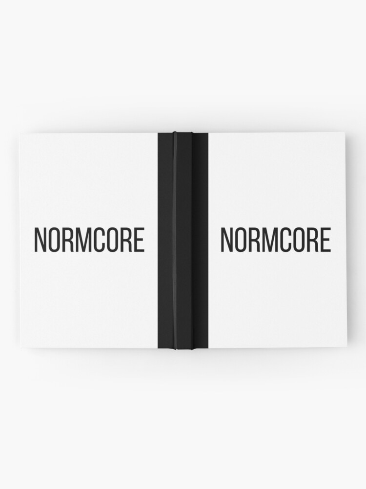 Alternative Ansicht von NORMCORE white HARDCORE NORMAL Notizbuch
