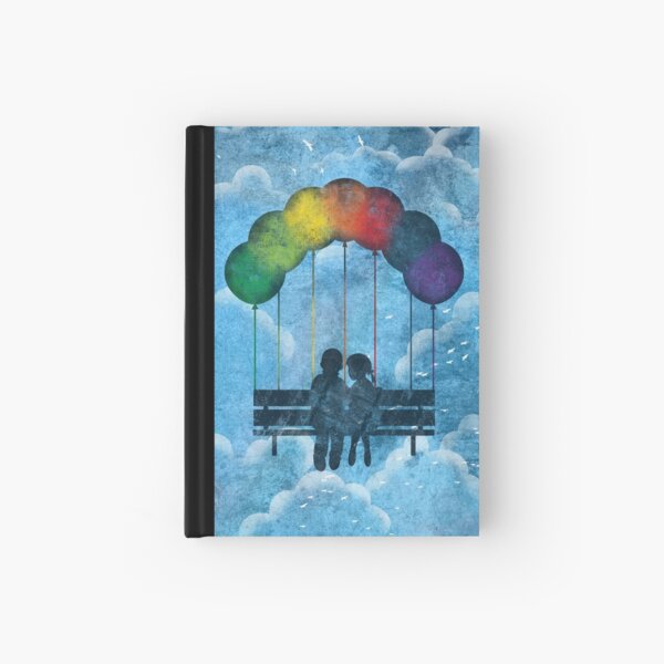 Under The Rainbow Hardcover Journal