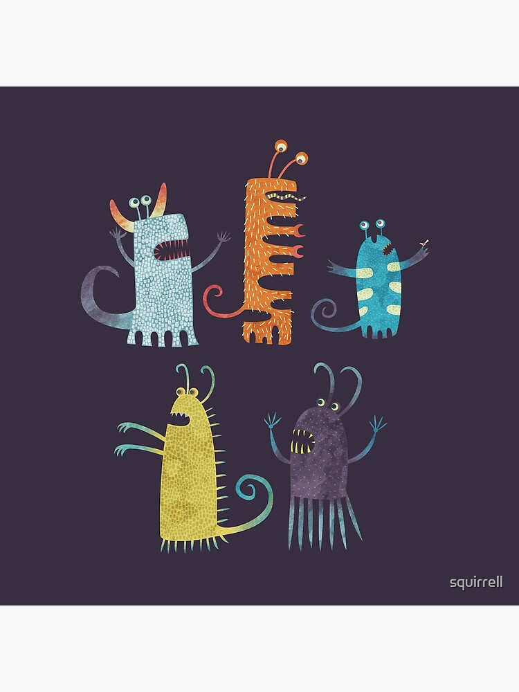 Secretly Vegetarian Monsters by squirrell
