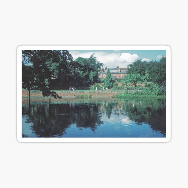 Item preview, Lichfield people at front on seats beside river 19840926 0004  designed and sold by Fred Mitchell.