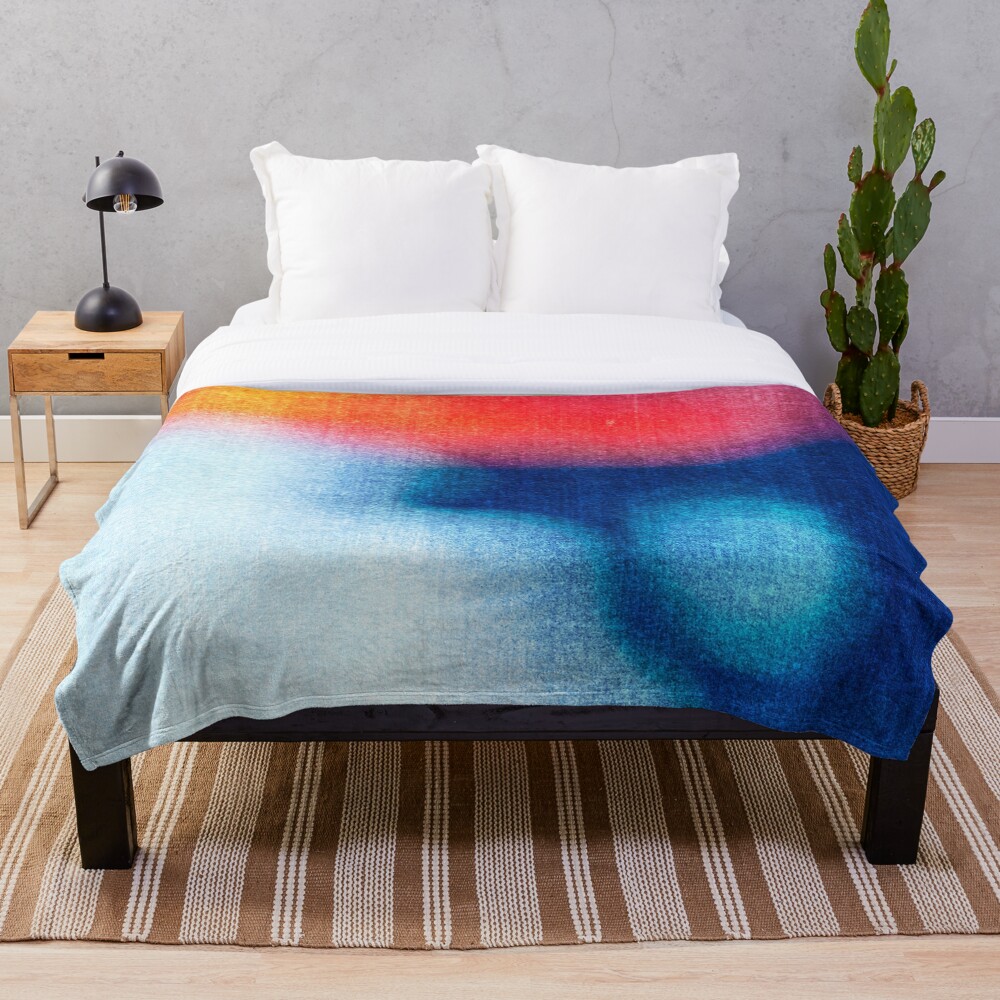 BLUR / Burning Ice Throw Blanket