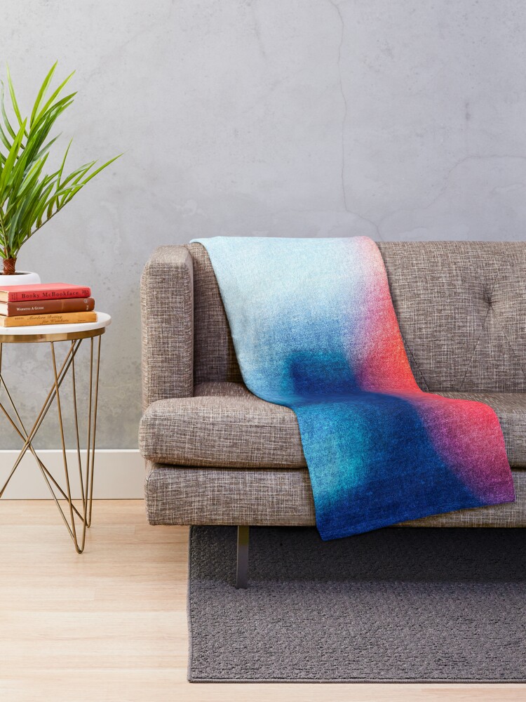 Alternate view of BLUR / Burning Ice Throw Blanket
