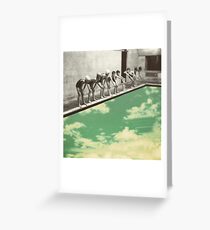 Tarjeta de felicitación "Paracaidismo"