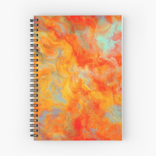 Item preview, Orange marble abstraction designed and sold by Kolinnaprint.