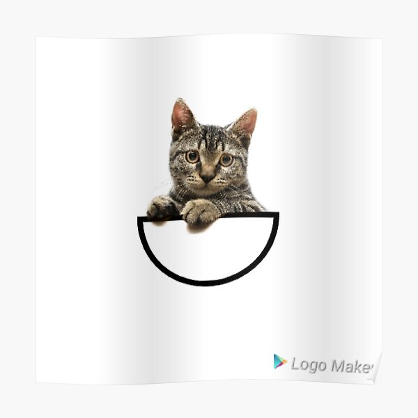 Flipping You Off Posters Redbubble - cat code for roblox pok