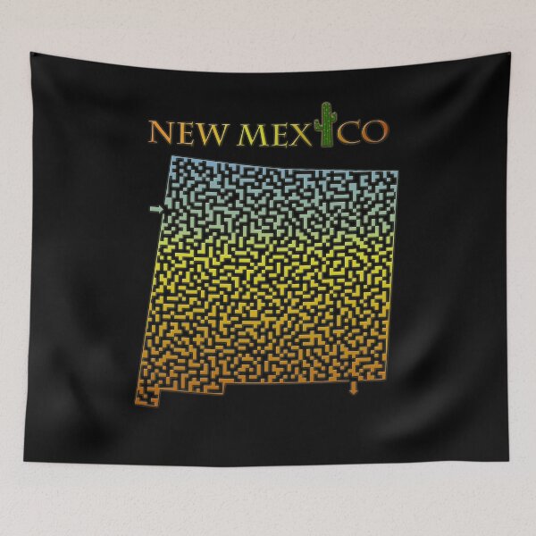 Item preview, State of New Mexico Colorful Maze designed and sold by gorff.