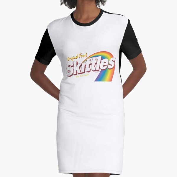 skittles Graphic T-Shirt Dress