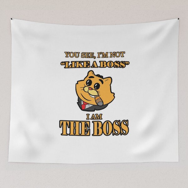 Item preview, Boss cat not like a boss cat with cigar designed and sold by mi-xo.