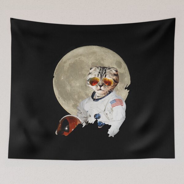 Item preview, Astronautical Domestic Cat designed and sold by ro83land.