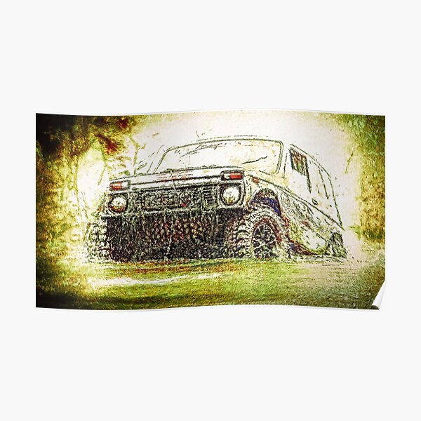 Lada Niva Poster