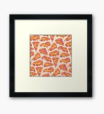 Pizza-Muster Gerahmtes Wandbild