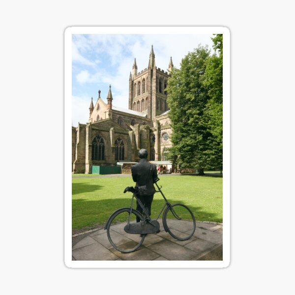 Elgar and Hereford Sticker