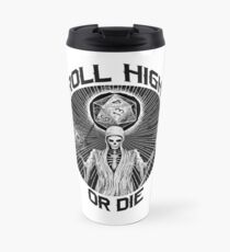 Taza de viaje D20 Reaper - Roll High o Die d & d - Dungeons & Dragons