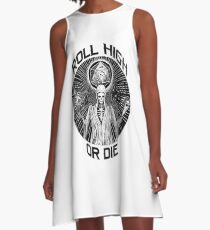 Vestido acampanado D20 Reaper - Roll High o Die d & d - Dungeons & Dragons