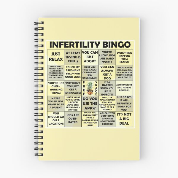 Item preview, Infertility Bingo designed and sold by HappyAfrican.