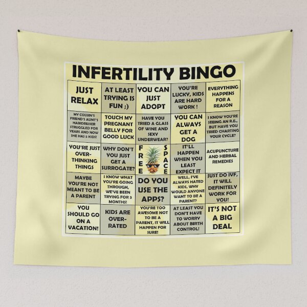 Item preview, Infertility Bingo designed and sold by HappyAfrican.