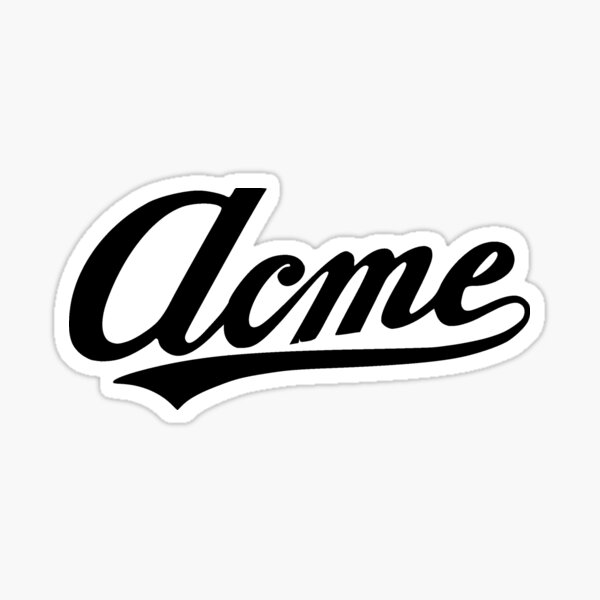 Acme Animation Peg bar Sticker for Sale by Richard Bailey