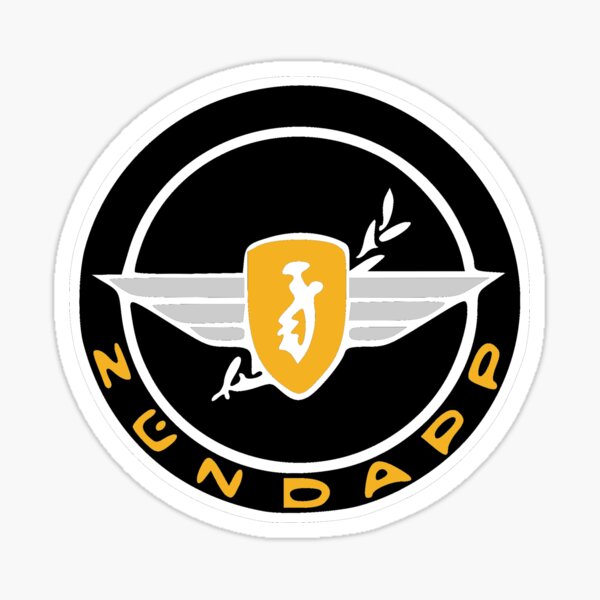 Klassische Motorräder: Zündapp (dunkel) Sticker