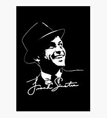 Frank Sinatra - Portrait and signature Photographic Print