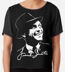 Frank Sinatra - Portrait and signature Chiffon Top