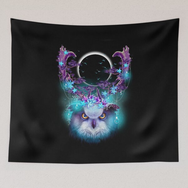 Item preview, OWL HORNS UP designed and sold by Jumali Katani.