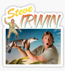 Steve Irwin Montage Sticker