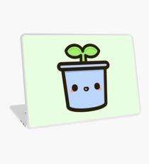 Cute sprout in pot Laptop Skin