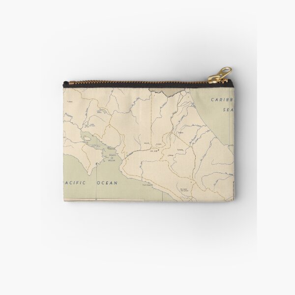 Item preview, Vintage Map of Costa Rica (1950) designed and sold by BravuraMedia.