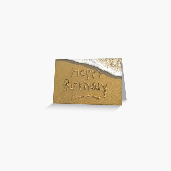 Happy Birthday Greeting Card