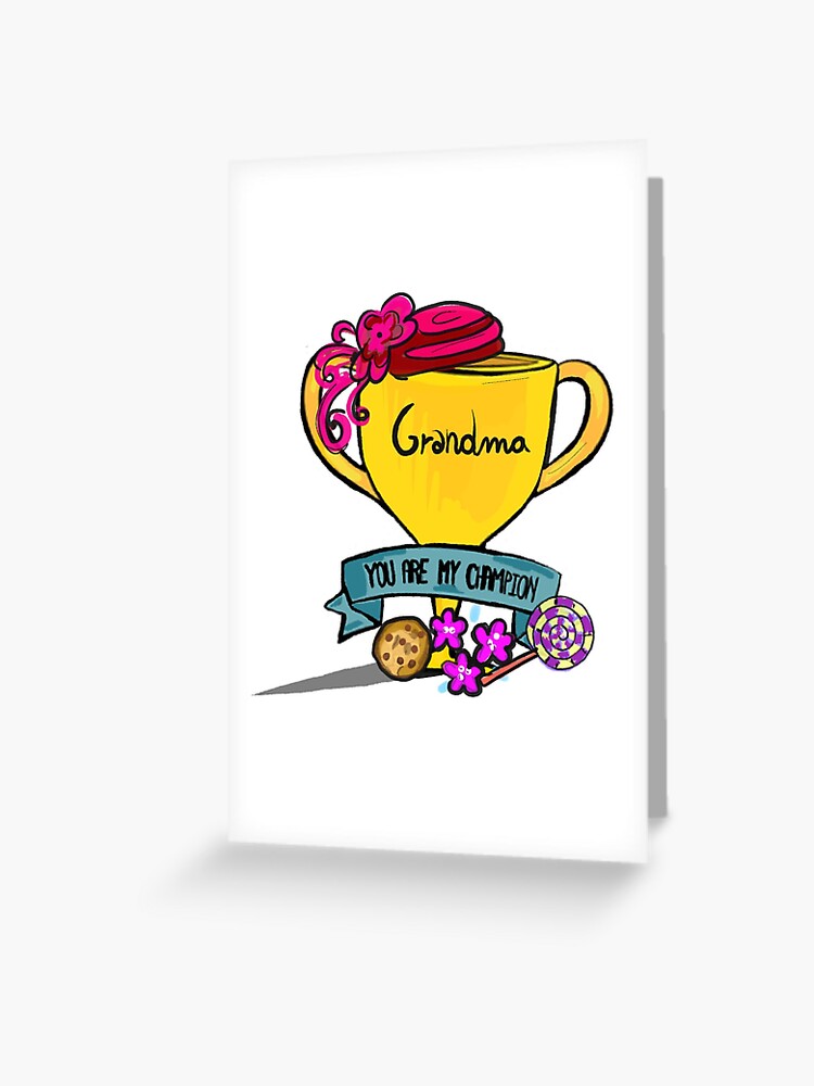 Carte De Vœux Grand Mere Grands Parents Grand Mere Fete Des Meres Idee Cadeau Cadeau Anniversaire Par Doraisi Redbubble