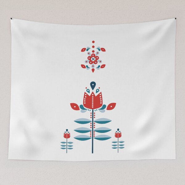 Item preview, Retro Nordic Folk Art designed and sold by NordicStudio.