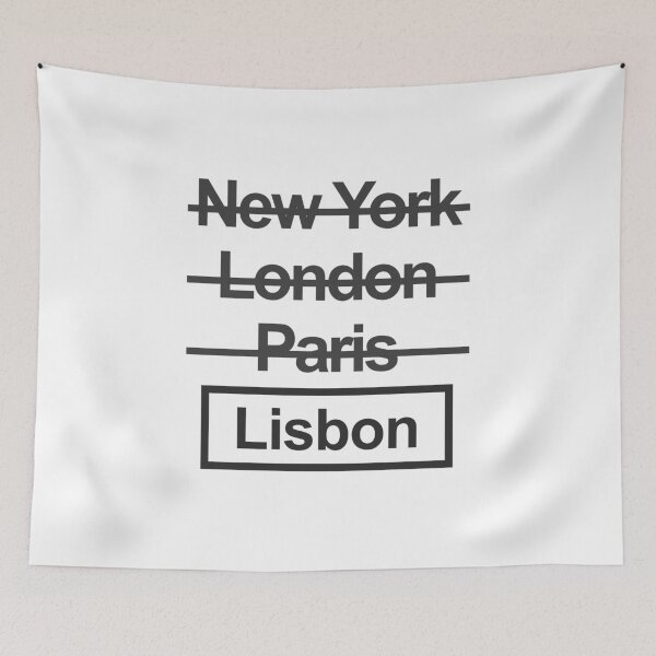 Item preview, Portugal Lisbon City Text design designed and sold by GetItGiftIt.
