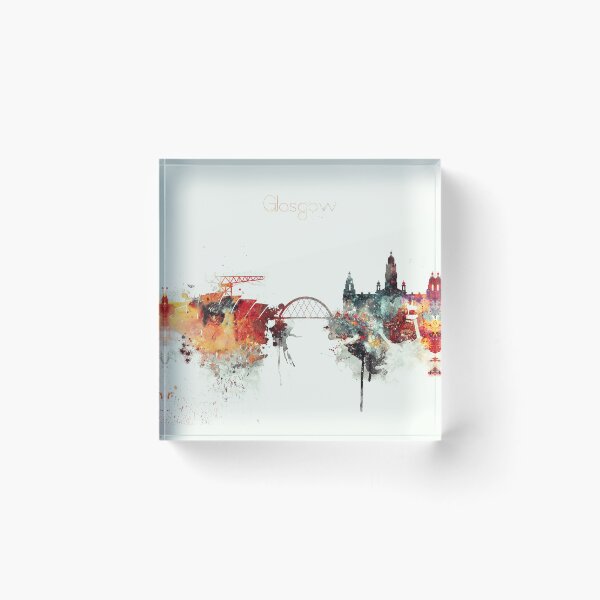 Item preview, Glasgow City Skyline designed and sold by DimDom.